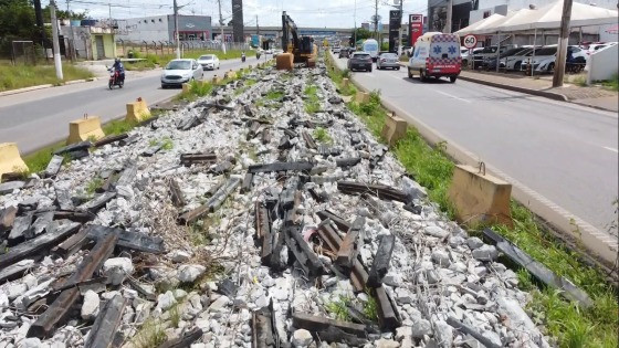 retirada trilhos vlt