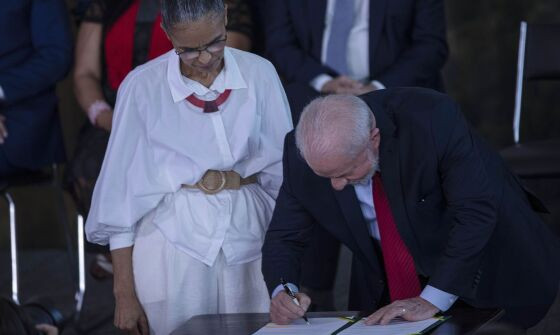 Presidente Lula e ministra Marina Silva