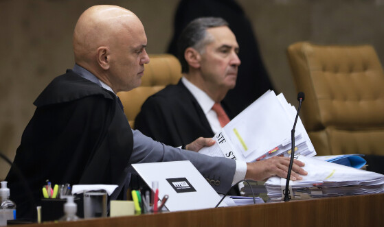 Alexandre de moraes e Luís Barroso