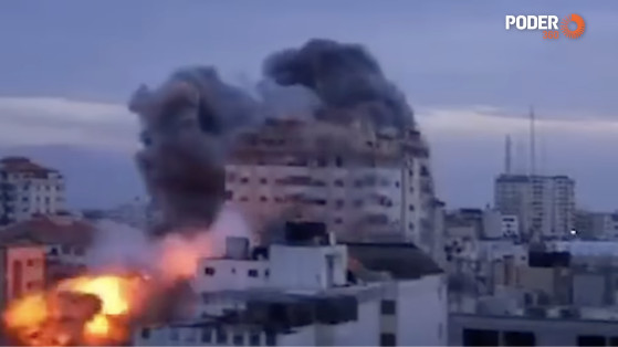 Israel responde ataque do Hamas e bombardeia Faixa de Gaza