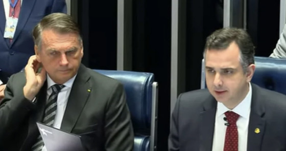 Bolsonaro e Rodrigo Pacheco