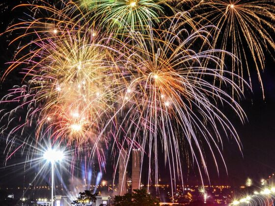 fogos de artifício