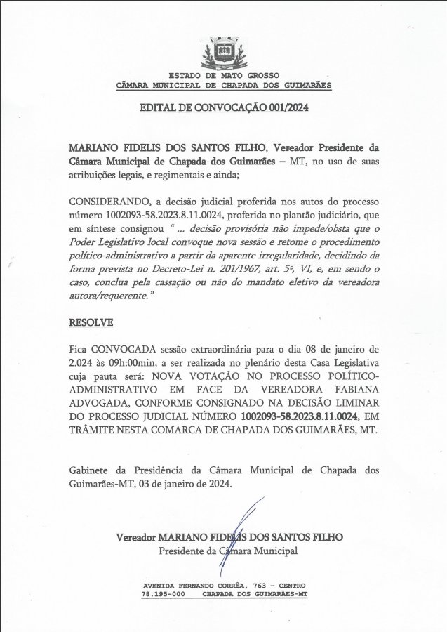 CONVOCAÇÃO 