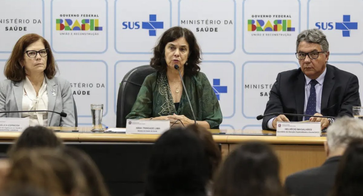Ministério da Saúde divulga