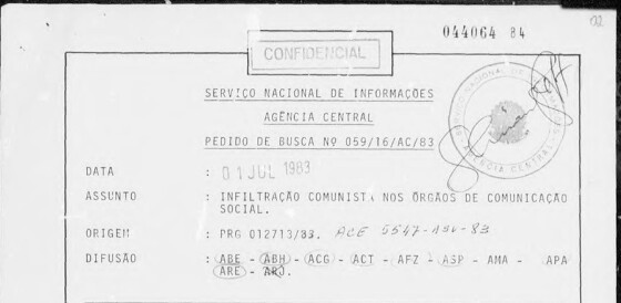 Documento do SNI