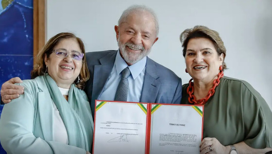Lula: posse no ministério das mulheres