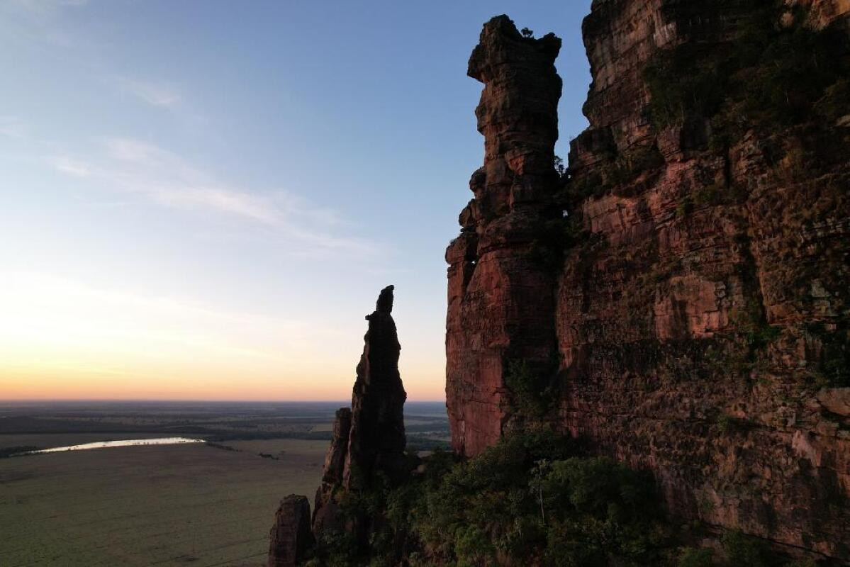 Dedo de Deus, na Serra do Roncador, Barra do Garças