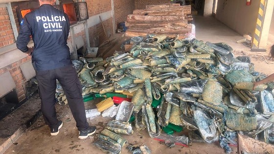 PC incinera drogas apreendidas