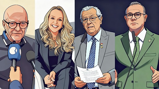 Fotomontagem candidatos