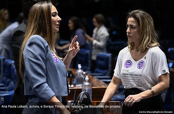 Ana Paula Lobato (PSB-MA) e Soraya Thronicke (Podemos-MS),