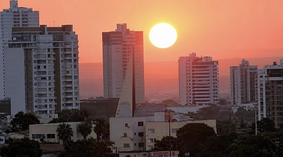 Tempo seco - clima de deserto Cuiabá