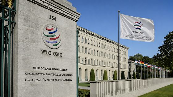 Sede da Organizaçõ Mundial do Comércio, em Genebra, Suíça