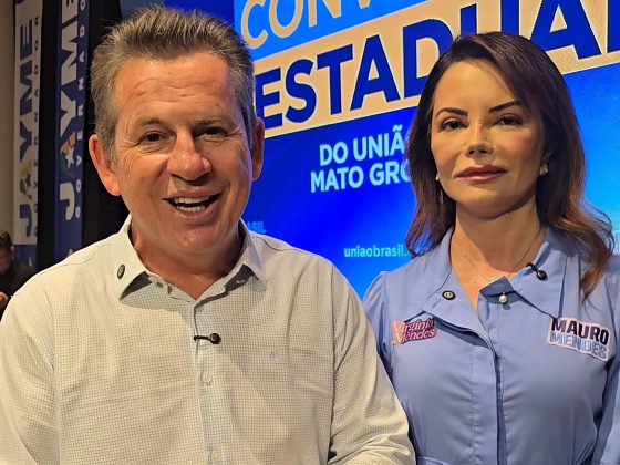 Mauro Mendes e virgínia